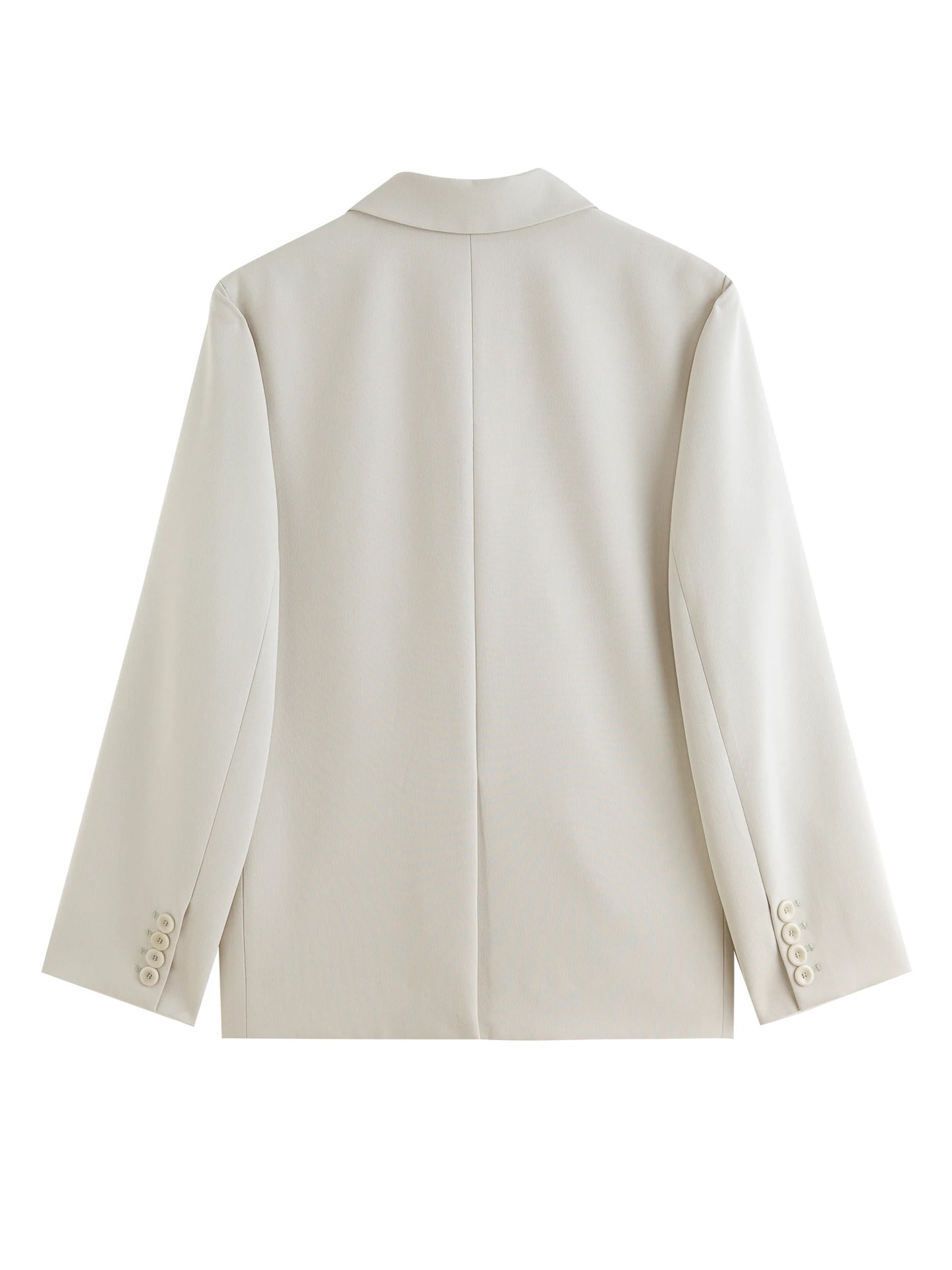 Amii Minimalism Spring Office Lady Blazer mit Spitzen-Tanktop mit V-Ausschnitt