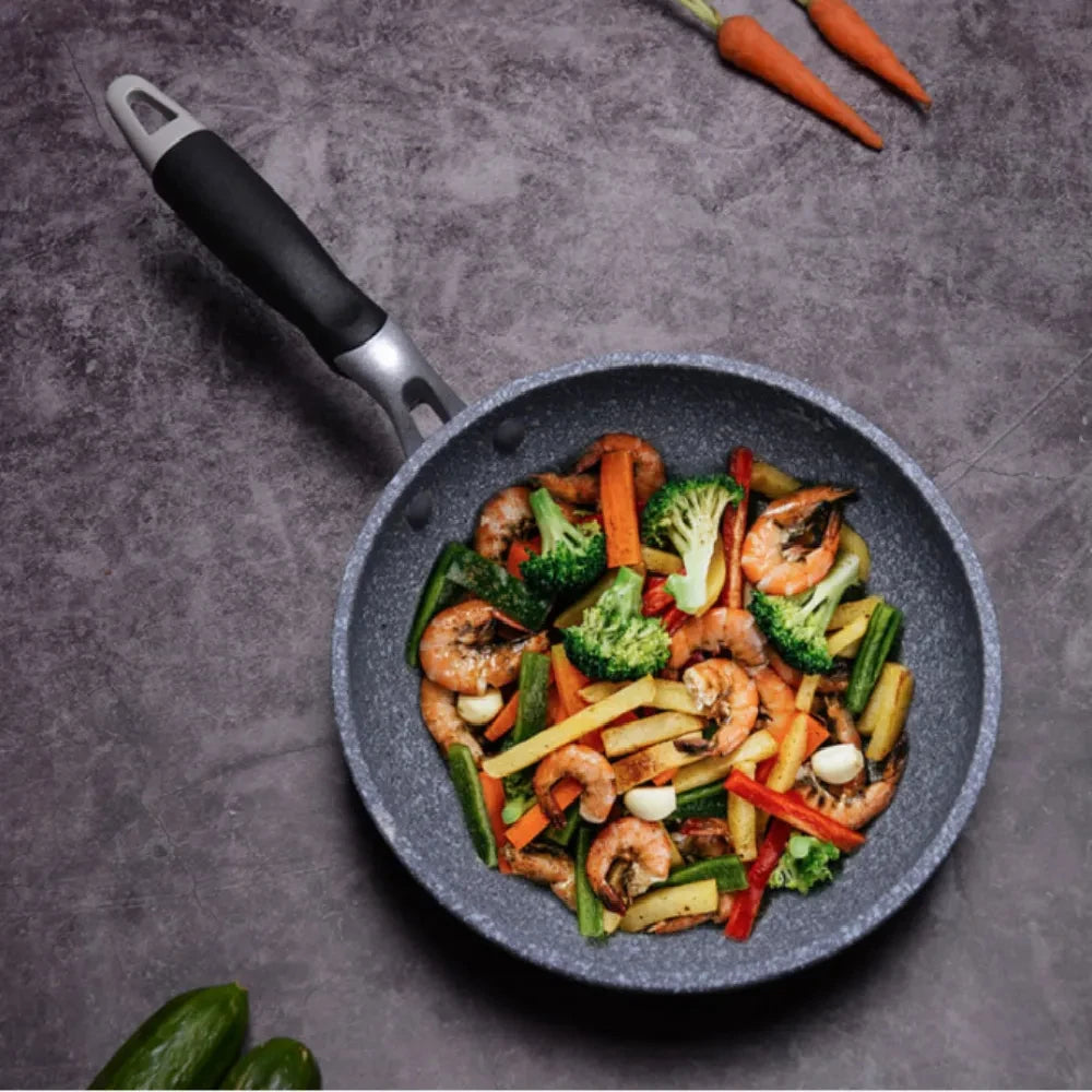 Durable Stone Frying Pan Set - Versatile Cooking Essential