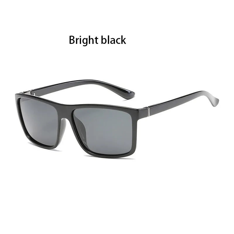 Men's Classic Square UV400 Polarized Beach Sunglasses