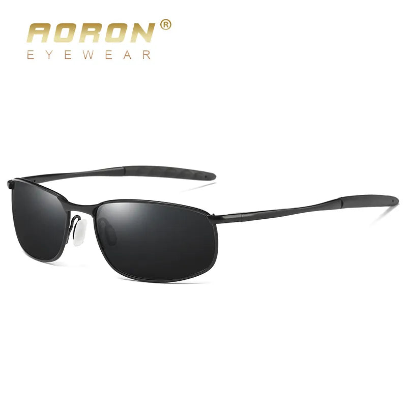 Lunettes de soleil miroir polarisées sport rectangle