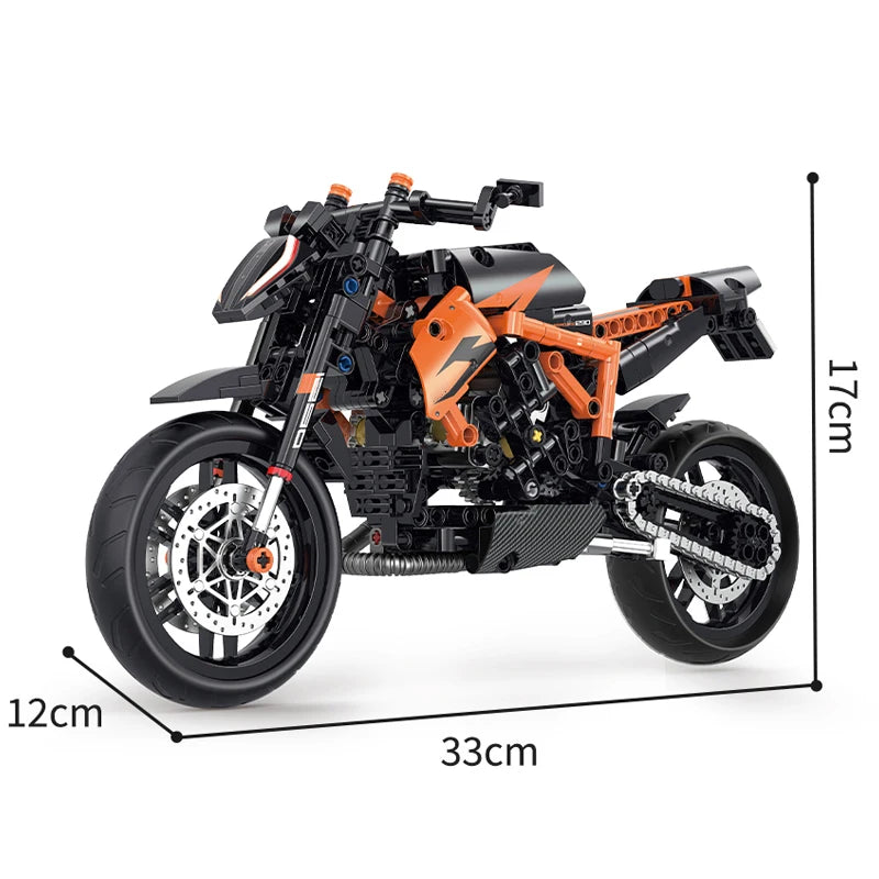 Motorrad-Modellbausteine-Sets, Kinderspielzeug