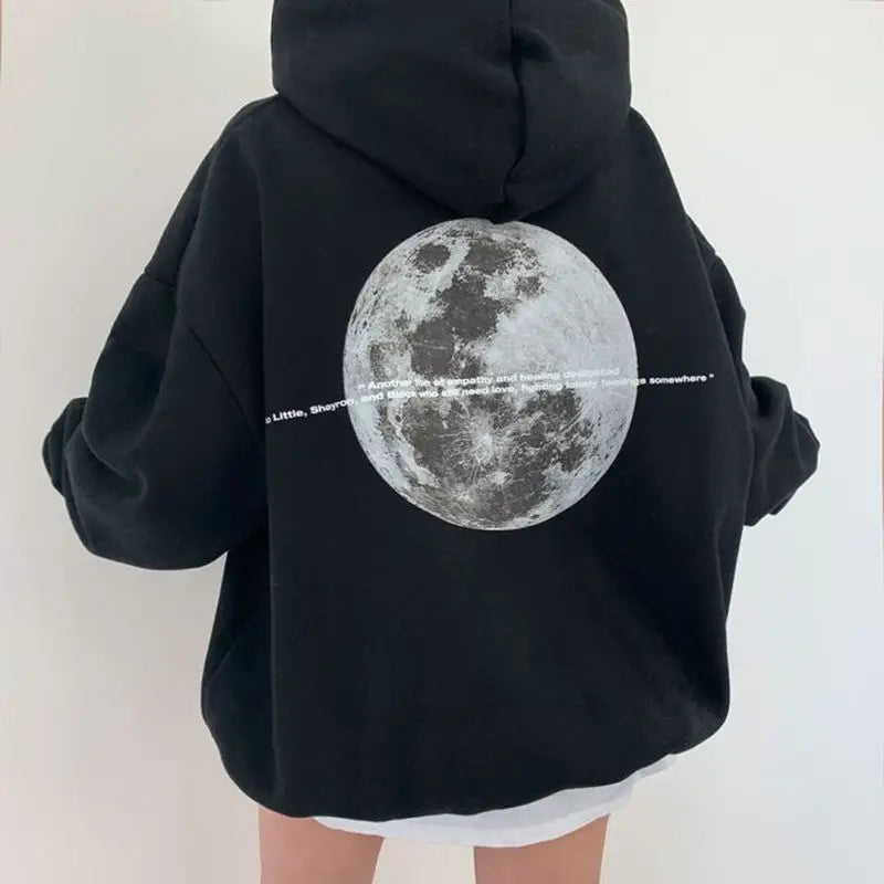 Stylische Hoodies mit Mond-Print für Herbst &amp; Winter