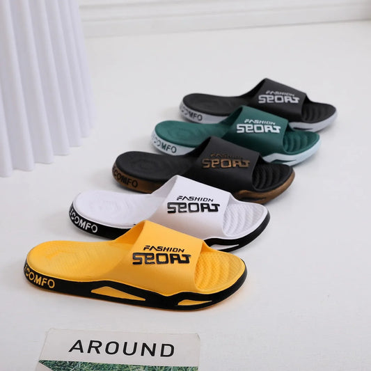 Men's Anti Slip Slippers - Outdoor Beach Shoes