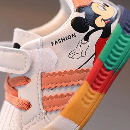 Atmungsaktive Laufschuhe für Kinder mit Disney-Cartoon-Mickey-Motiv
