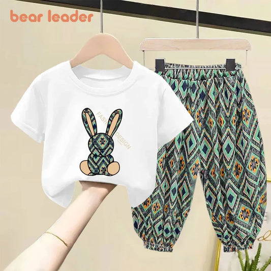 Summer Cotton T-Shirt & Shorts Set for Kids