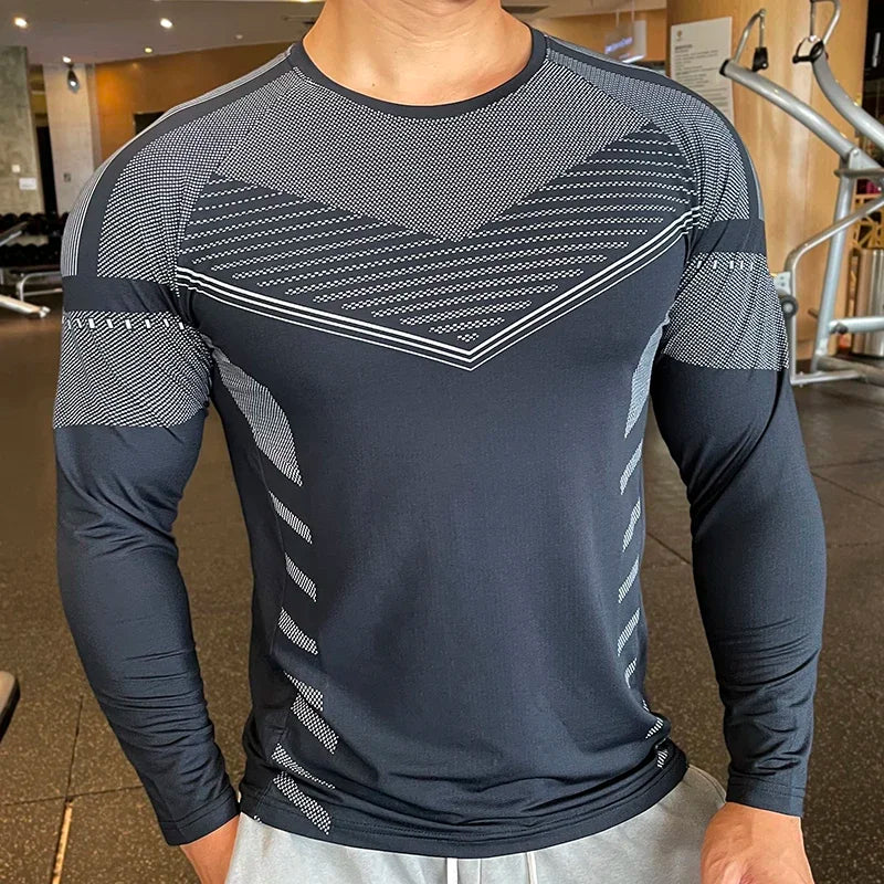Men’s Short Sleeve Quick-Dry Rash Guard Shirt