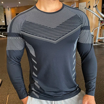 Men’s Short Sleeve Quick-Dry Rash Guard Shirt