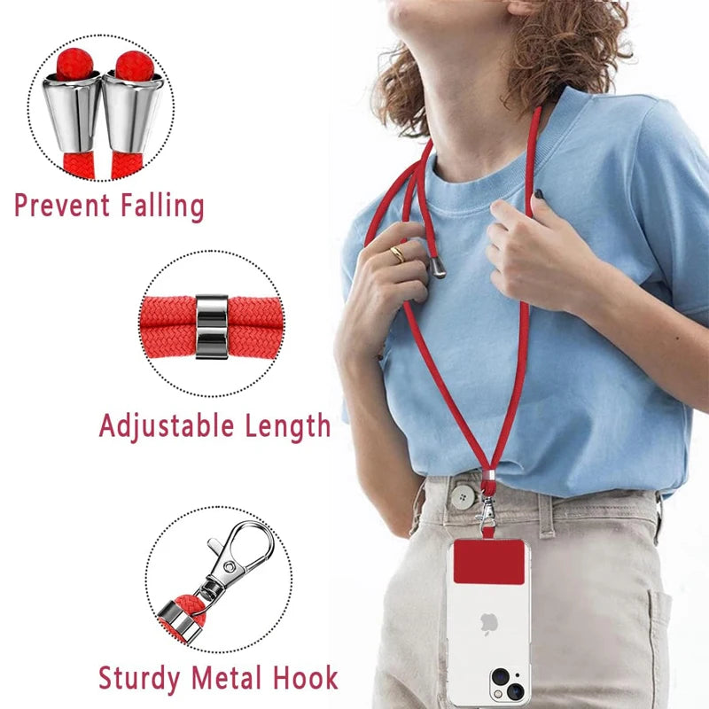 Mobile Phone Hanging Neck Straps Anti Lost Lanyards