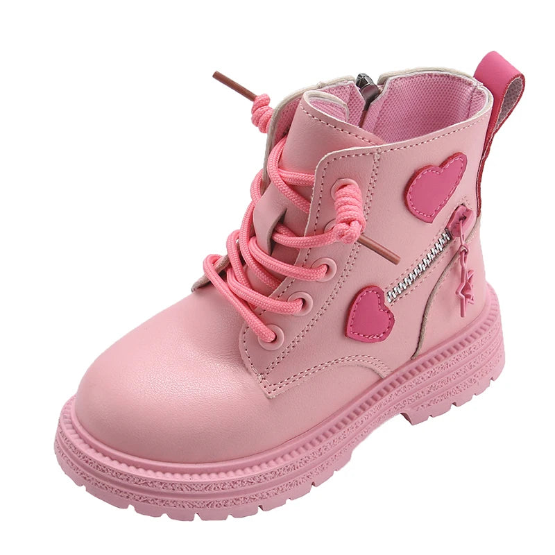 Bottes en caoutchouc roses pour filles