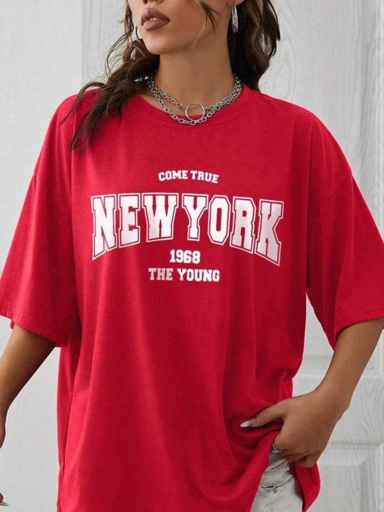 T-shirt oversize New York Is Young