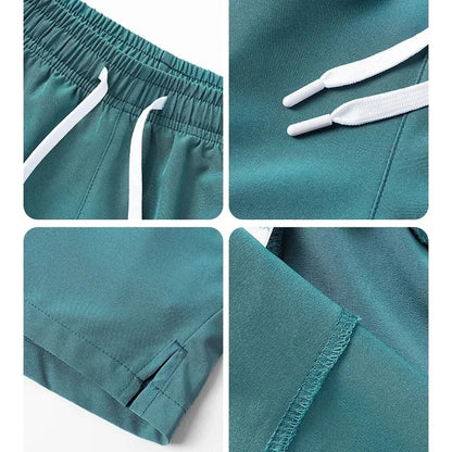 New Men's Lightweight Fitness Shorts with Pockets