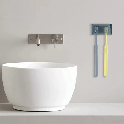 Staubdichter, an der Wand montierter Zahnbürstenhalter