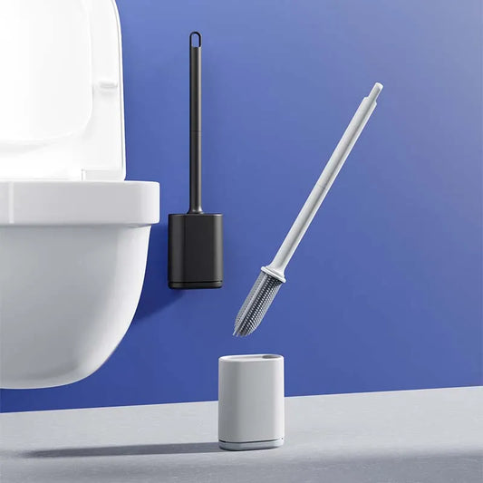 Creative Wall-Mounted Toilet Brush with Holder