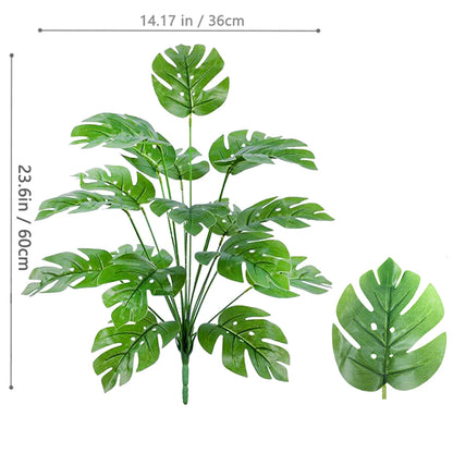110cm Artificial Monstera Palm Tree Home Decor