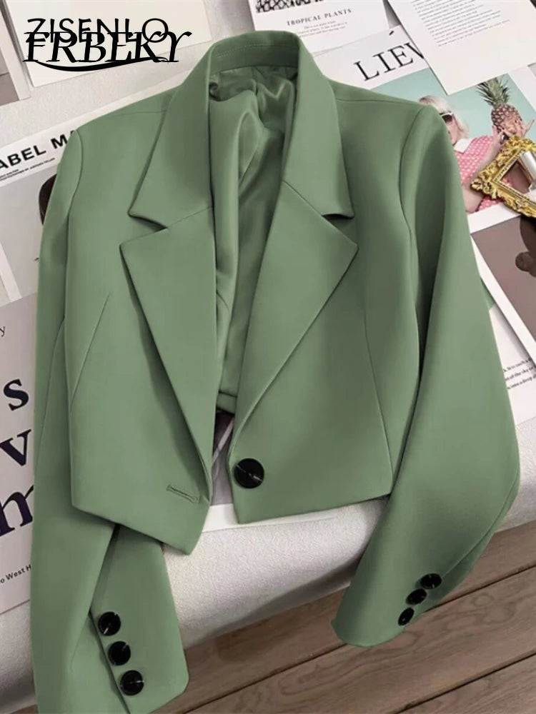 Elegant Spring Blazers- Trendy Korean Style Jackets