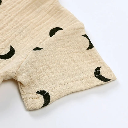 Freizeit-Set aus T-Shirt und Shorts mit Print für Kinder