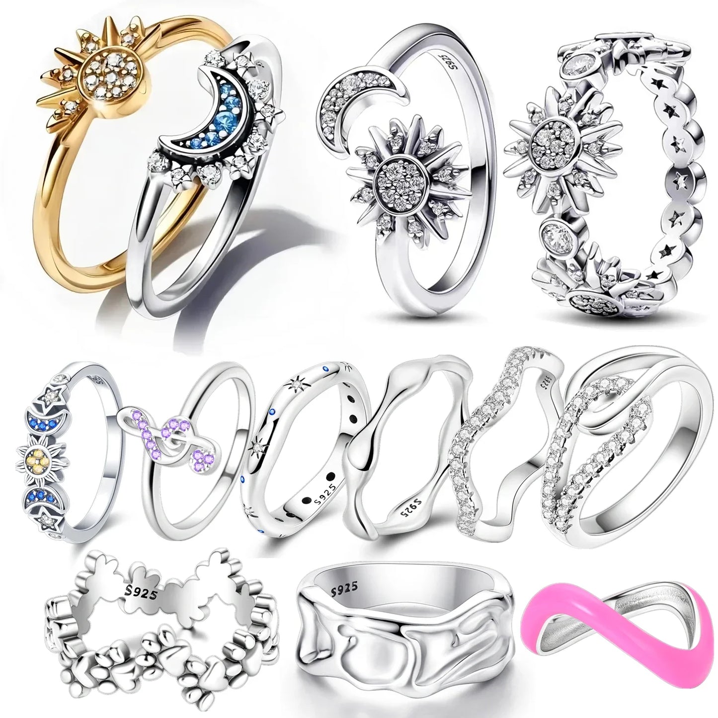 925 Sterling Silver Rings for Women