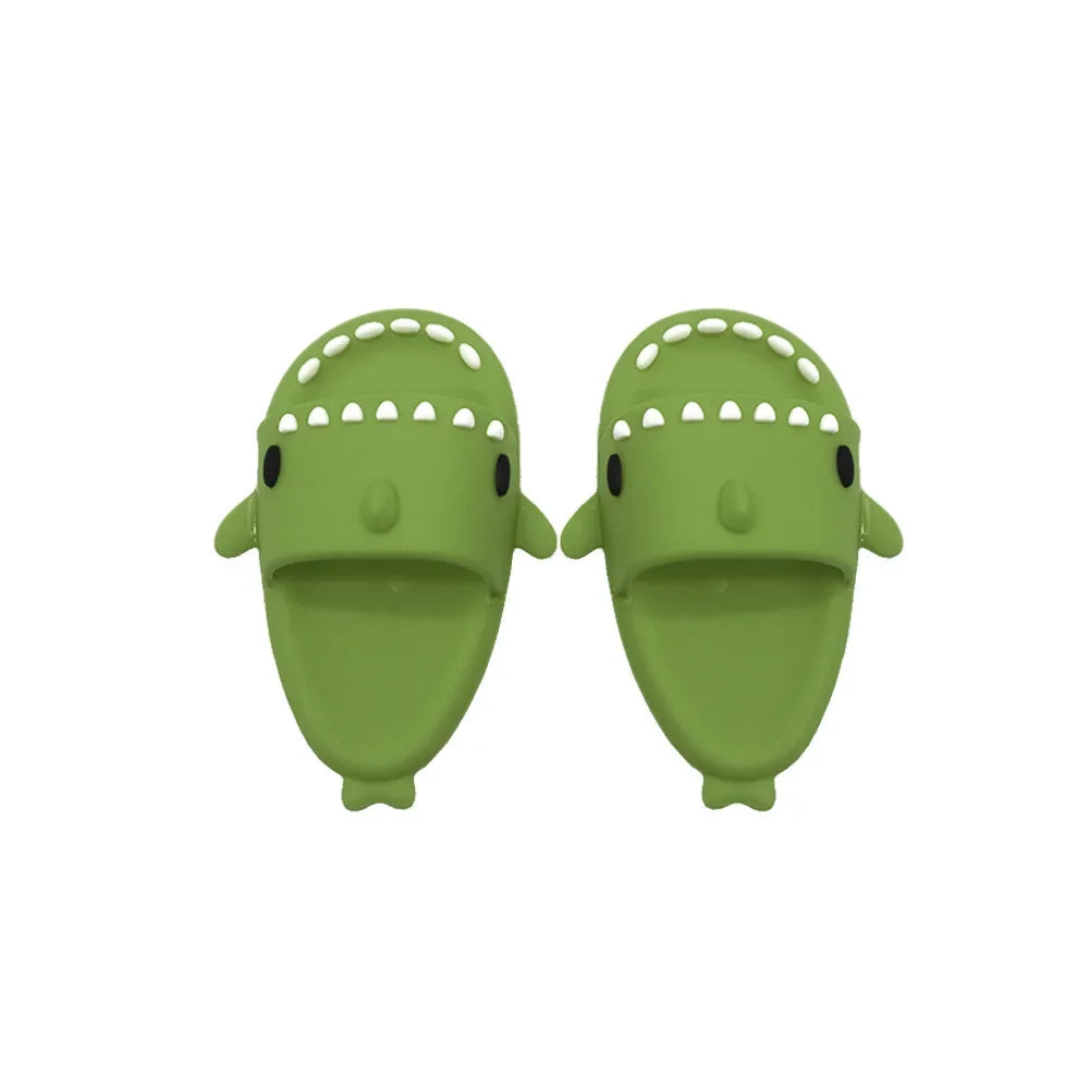 Kid's Open Toe Junior Cute Shark Slippers