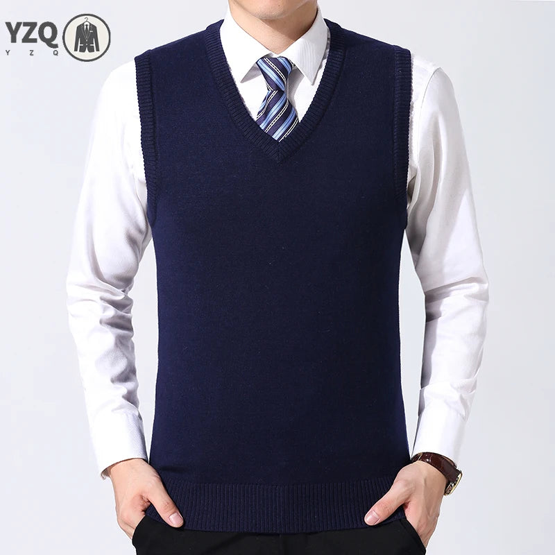 Men's Casual Sweater Vest Warm & Cozy