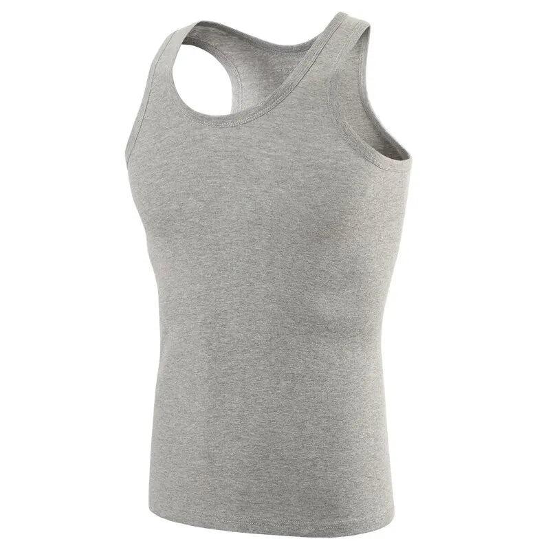 Gilet de musculation en pur coton pour homme