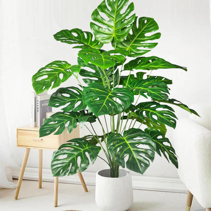 110cm Artificial Monstera Palm Tree Home Decor