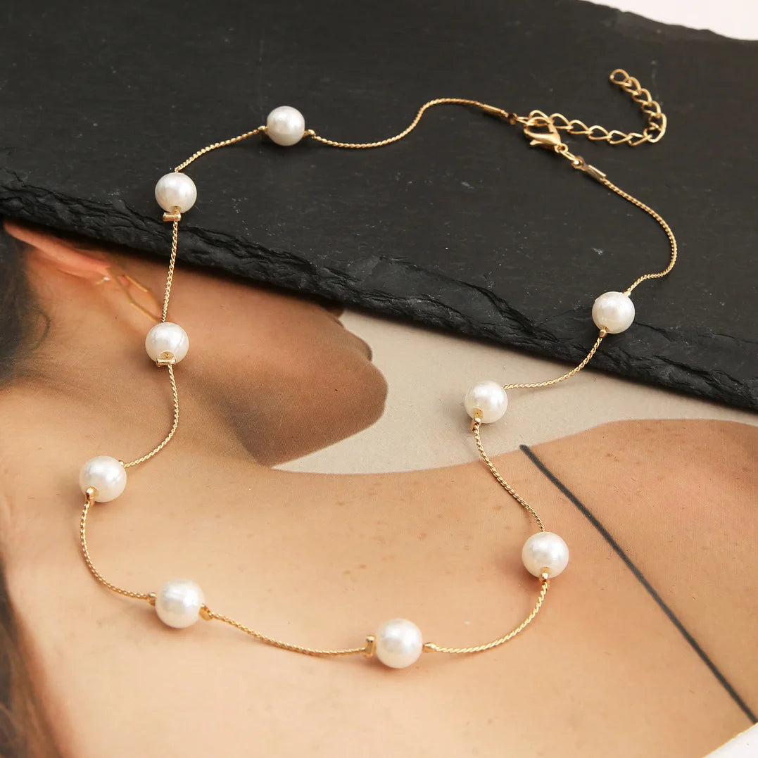 Women's Beads Neck Chain Necklace