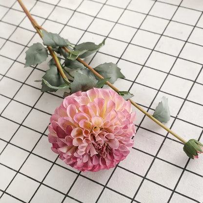 Accessoires de studio de fausses fleurs de dahlia marguerite d'automne