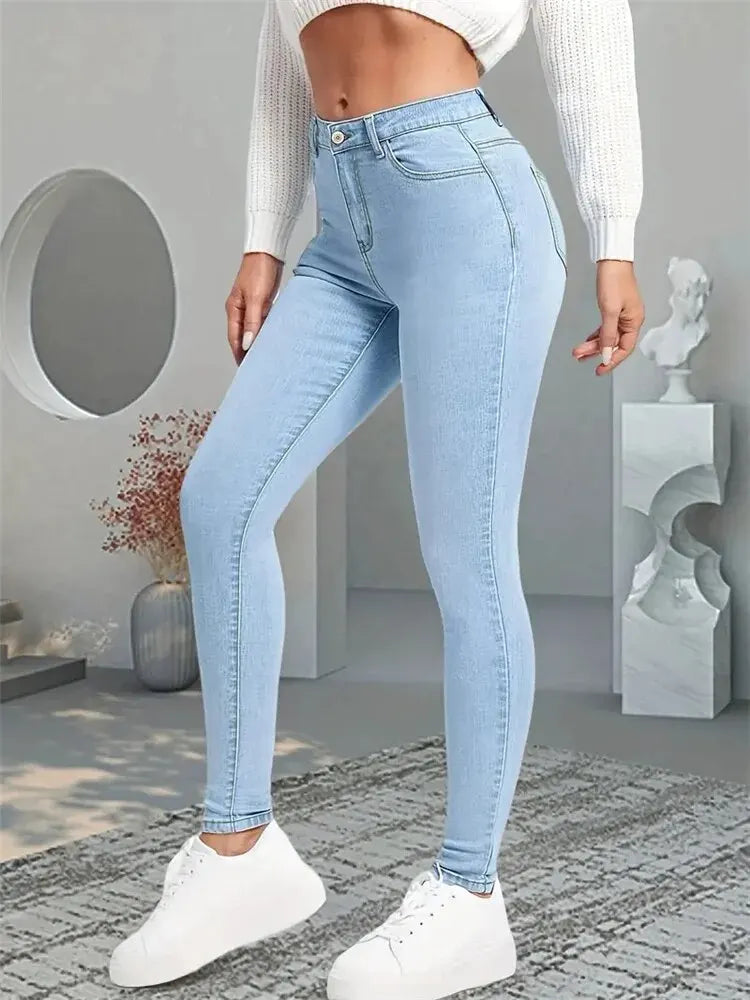 Women's Stretch Skinny Slim Fit Denim Pants