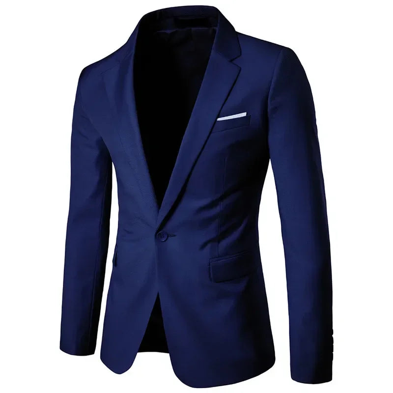 Men's High-Quality Business Suit Blazer - 9 Colors