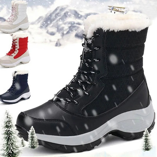 Women's Winter Cozy Waterproof Snow Boots