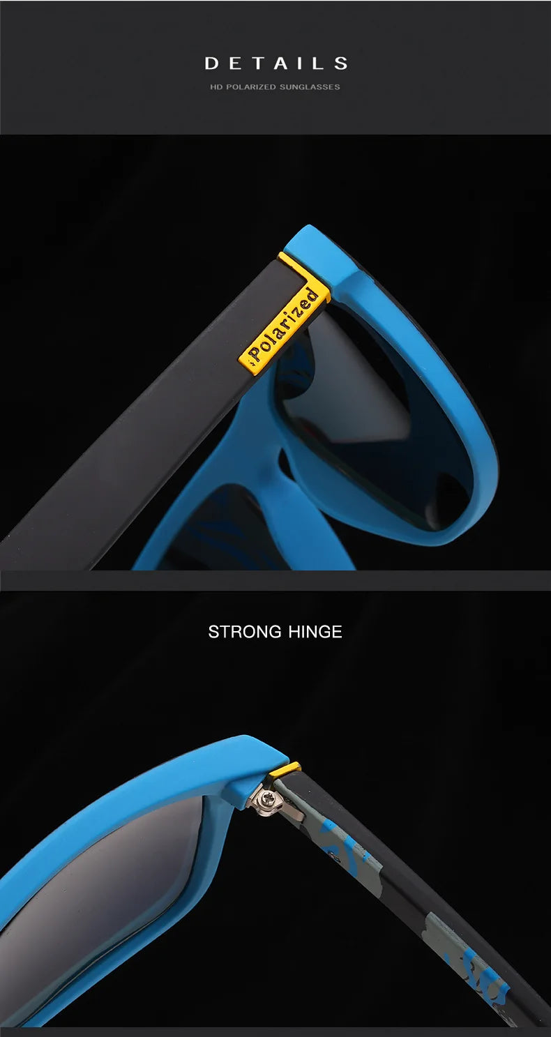 Ultra-Light Rectangular Polarized Photochromic Sunglasses
