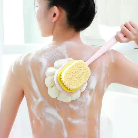 Long Handle Loofah Back Scrubber for Exfoliating and Massage