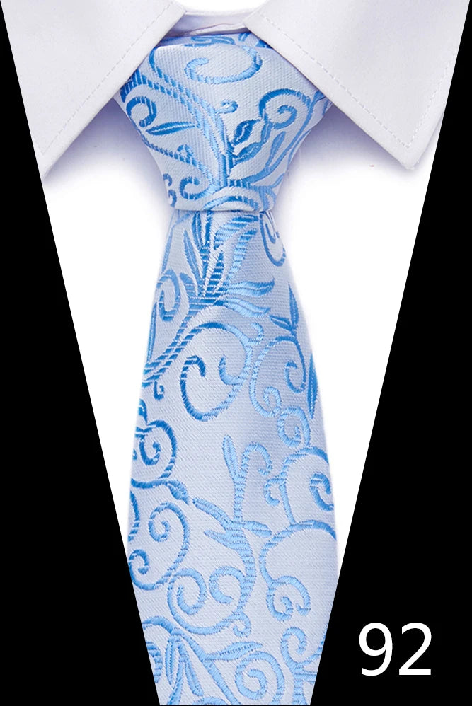 Handgefertigte blau-rot gestreifte Punktekrawatte für Männer