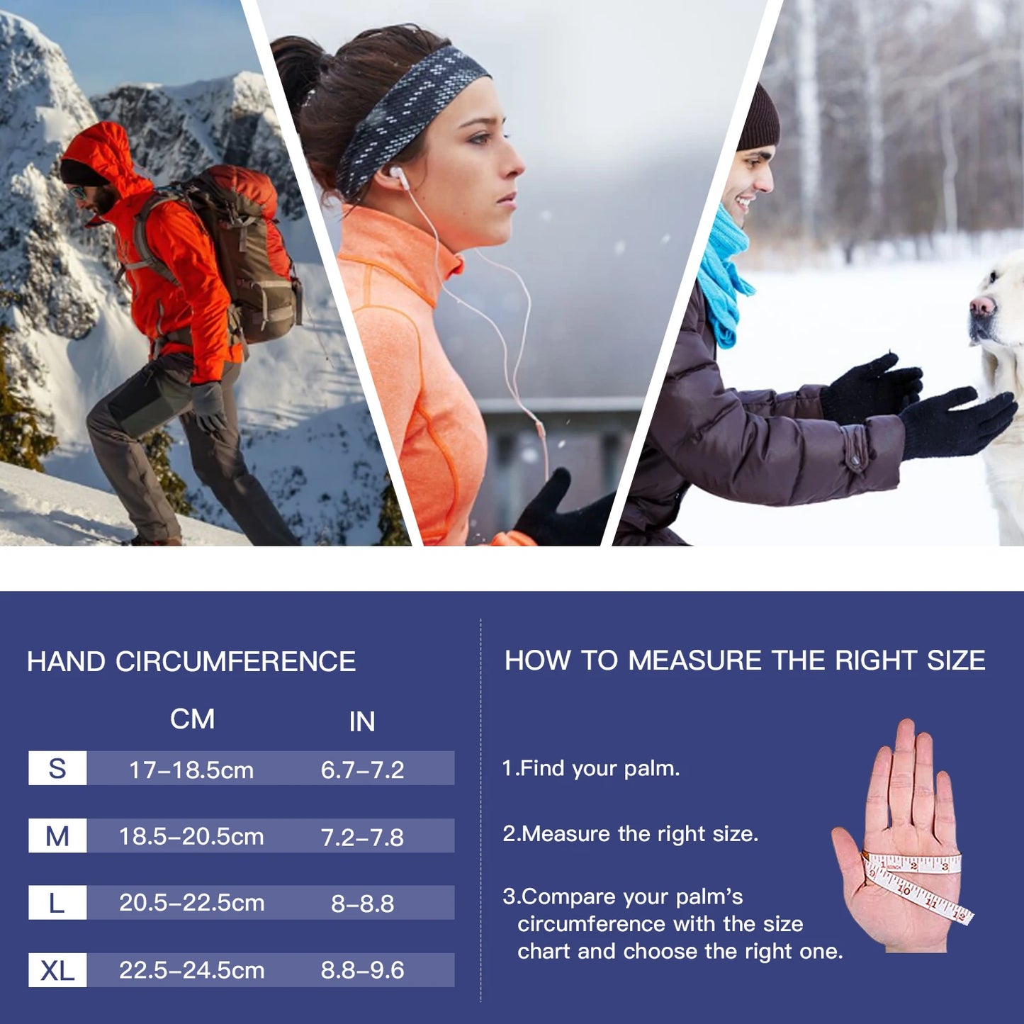 3M Thinsulate Waterproof Winter Cycling Gloves