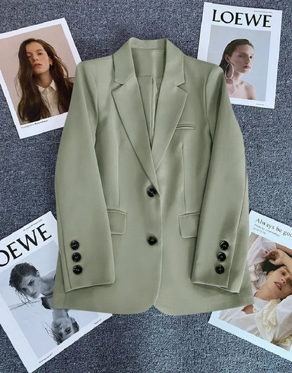 Blazer élégant pour femme de bureau printemps-été