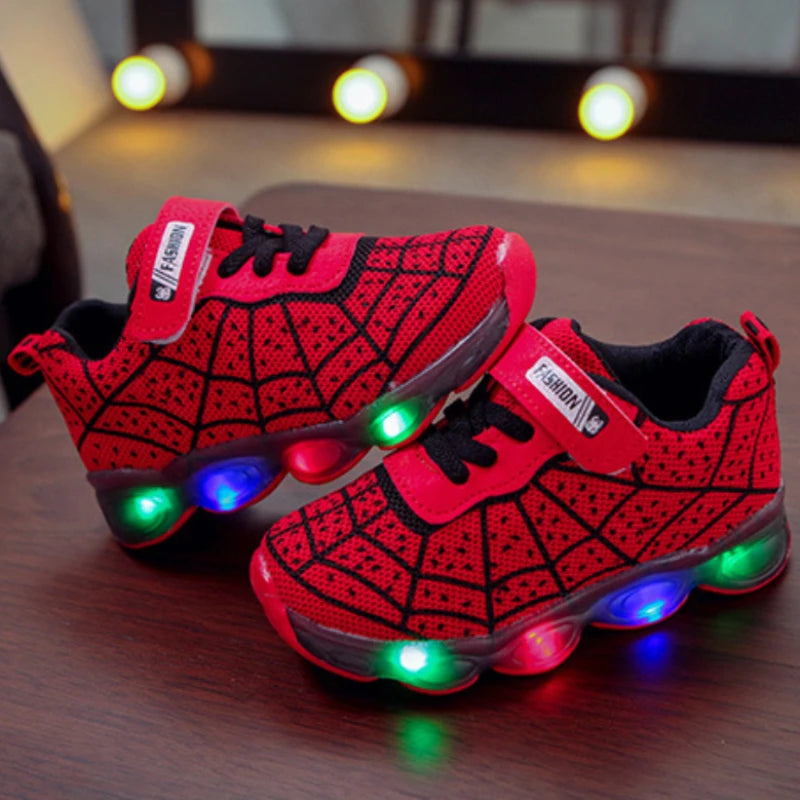 Children's Disney Mesh Breathable Student Anti-slip Spiderman Sneakers