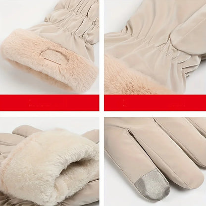 Gants imperméables coupe-vent à la mode d'hiver