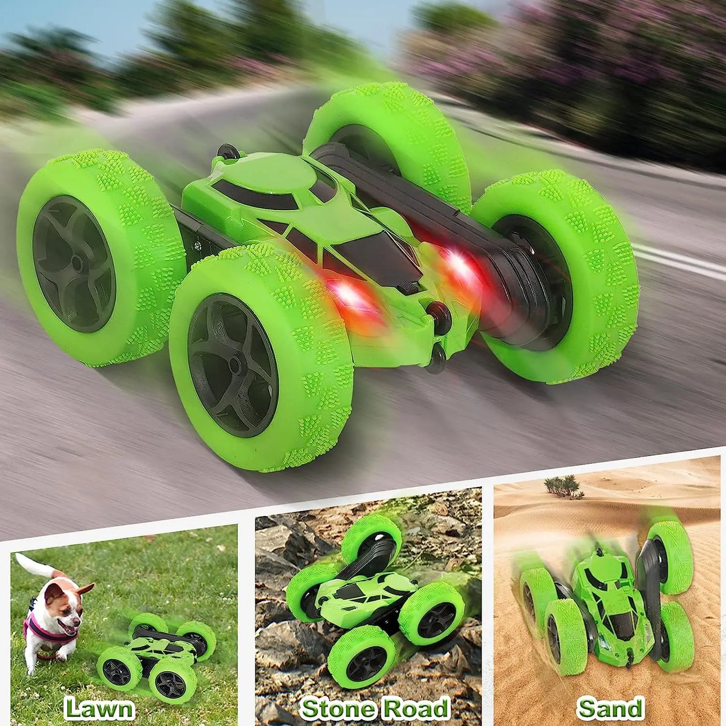 Double-Sided RC Stunt Car 360° Rotation Off-Road