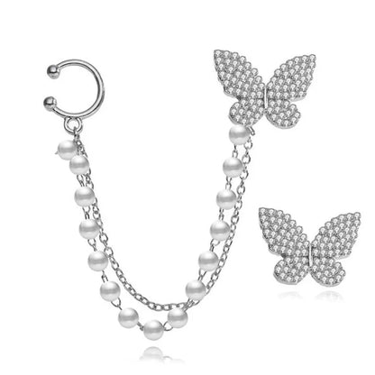 Luxury Star Butterfly Ear Cuffs