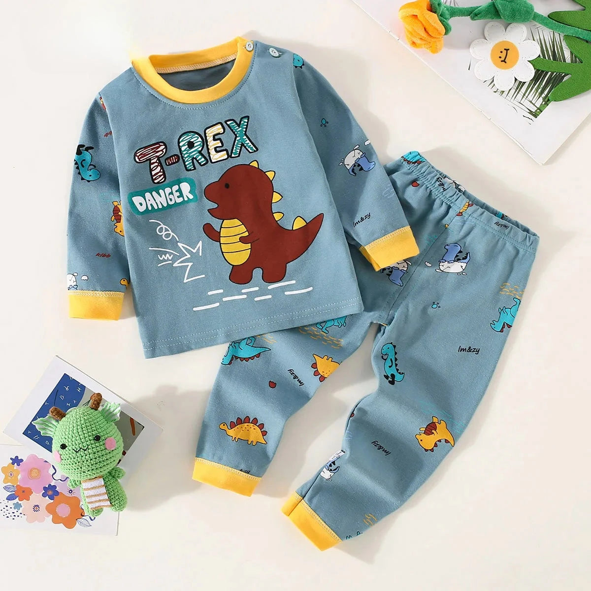 Ensemble de pyjama en coton pour tout-petits garçons