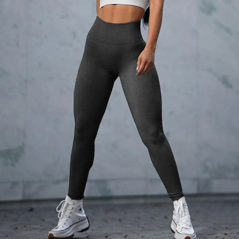 Seamless High-Waist Push-Up Leggings