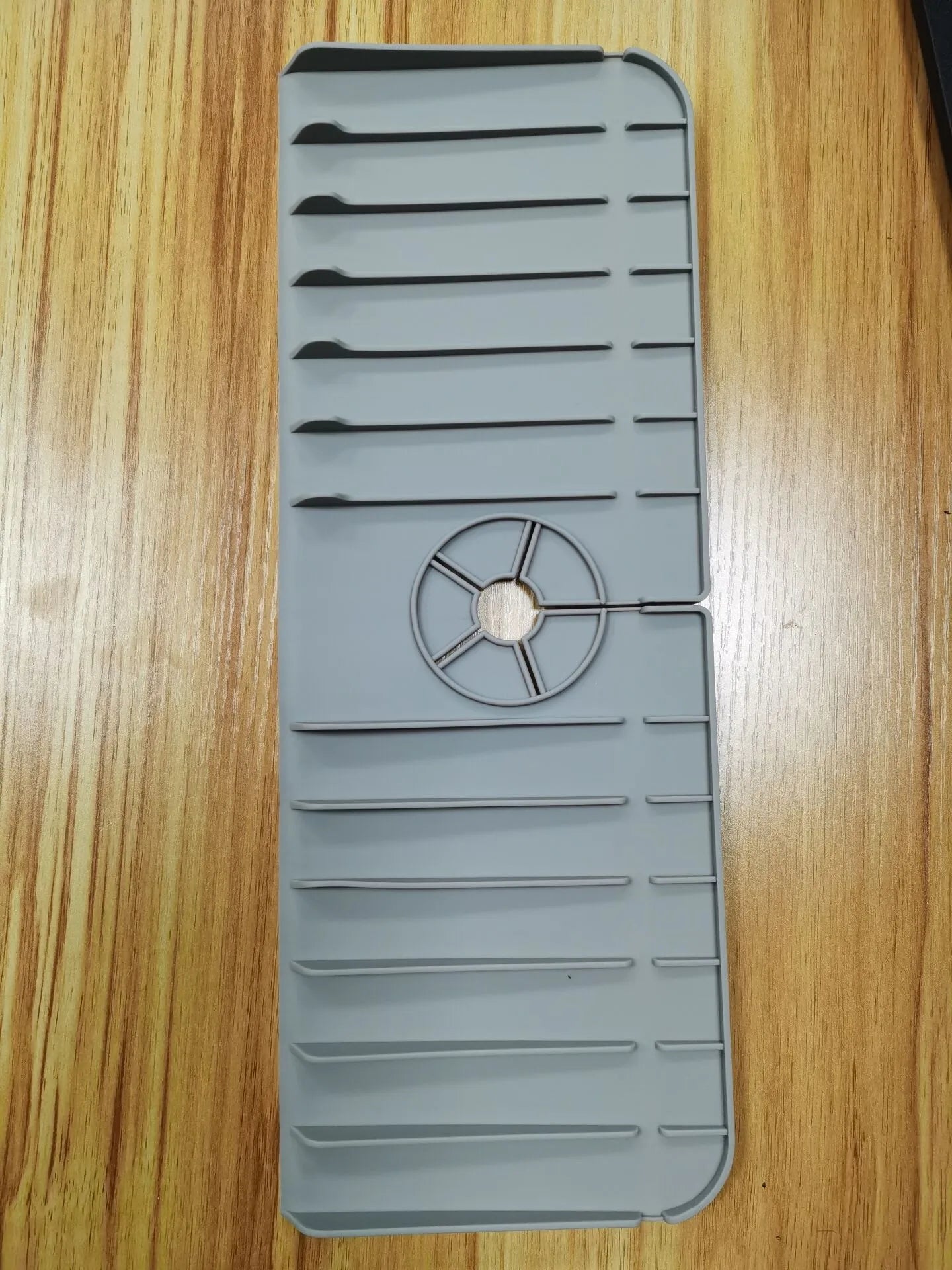 Tapis de robinet d'évier en silicone avec égouttoir en éponge