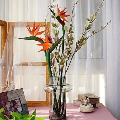 3Pcs Artificial Bird of Paradise Flowers for Home and Event Decor