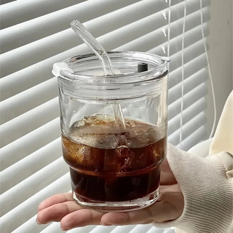Ensemble de tasses en verre sans plomb de 450 ml