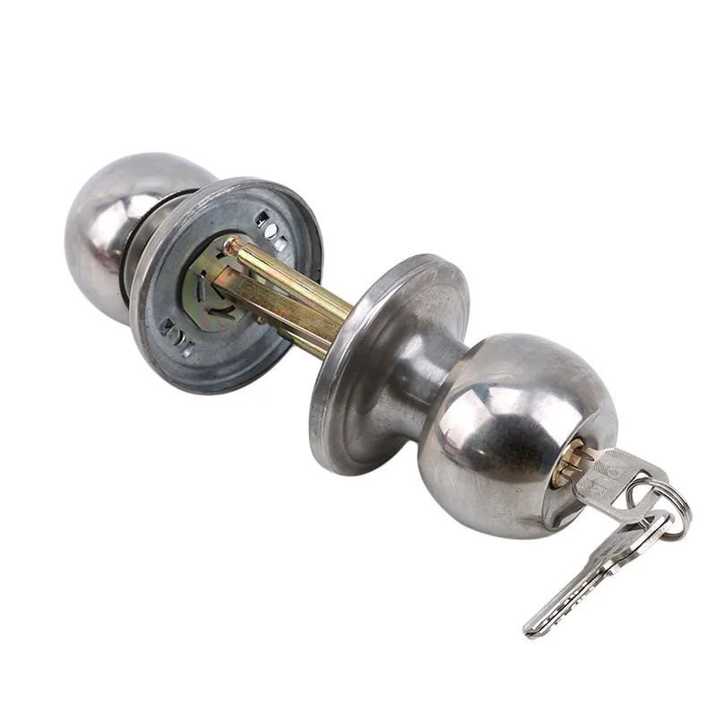 Aluminum Alloy Round Door Knob with Rotation Lock