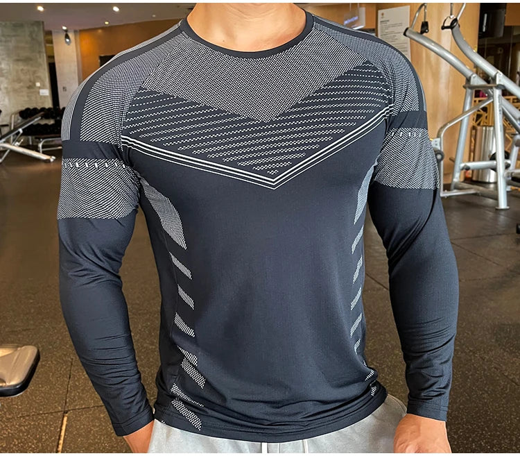 Men’s Short Sleeve Quick-Dry Rash Guard Shirt