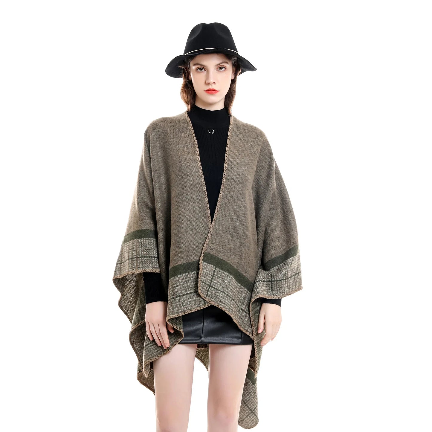 Damen-Pullover aus grenzüberschreitendem, doppelseitigem Kunstschaffell