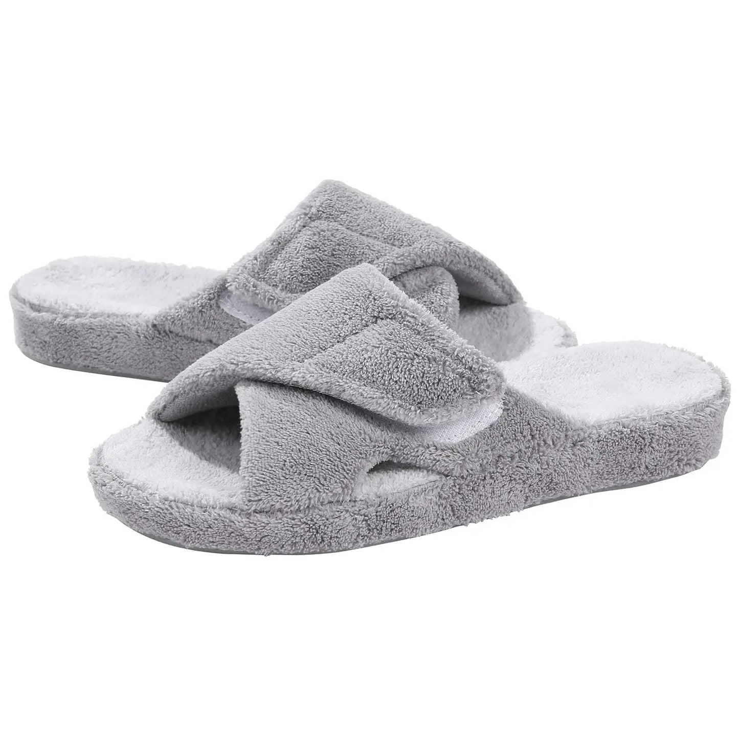 Cozy Fuzzy Slippers with Arch Support