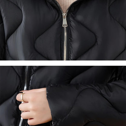Stylish Hooded Winter Parka with Fur Collar
