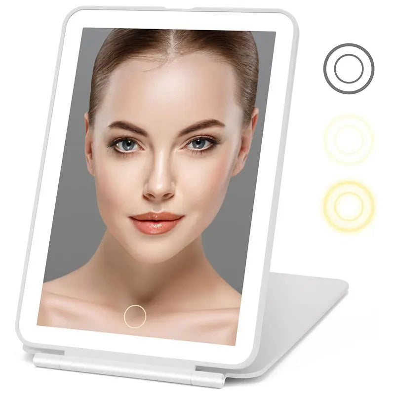Portable Touch Screen LED Lighted Vanity Mirror